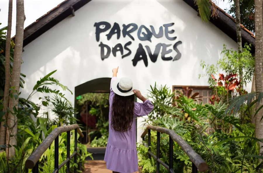 Entrada do Parque das Aves em Foz do Iguaçu