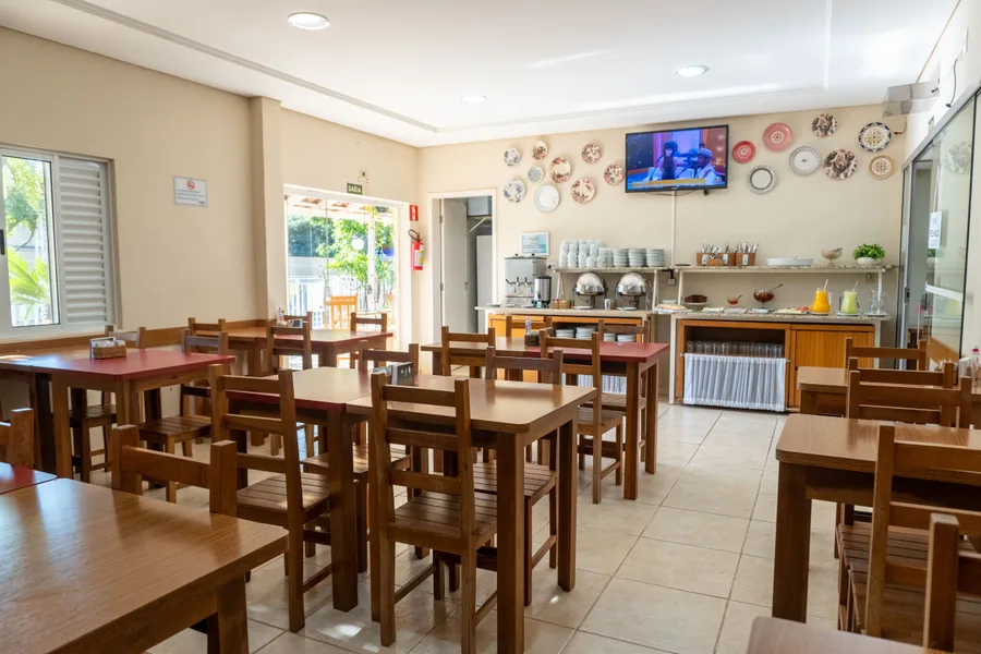 Café da manhã da Pousada Cataratas em Foz do Iguaçu